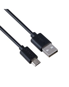 Мультимедийный кабель USB2 0 A вилка Micro USB вилка длина 1 м черный BL1098B Belsis