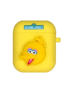 Чехол для Apple AirPods 1 2 Sesame Street Big Bird Silicone case