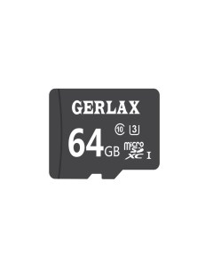 Карта памяти microSD 64 GB SDXC10 64GB class 10 Gerlax