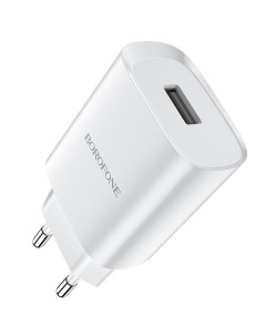 Сетевое зарядное устройство BN1 Innovativе USB Typе C 2 1A 1м Whitе Borofone