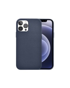 Чехол для телефона Iphone 13 Pro Max Calfskin Genuine Leather Phone Case 6 1 Blue Wiwu