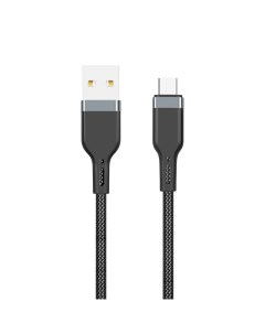 Кабель USB to Micro USB Cable platinum cable PT03 1 2 м Black Wiwu