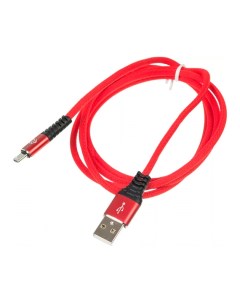 Кабель USB A m micro USB B m 1 2м red bl Digma