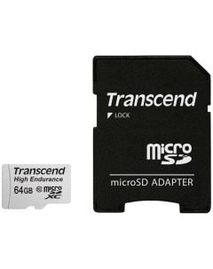 Карта памяти Micro SDXC High Endurance TS64GUSDXC10V 64GB Transcend