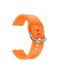 Ремешок для смарт часов универсальный силиконовый 22 mm оранжевый Red line