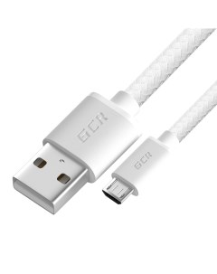 Кабель micro usb usb UA39 1 м белый Gcr