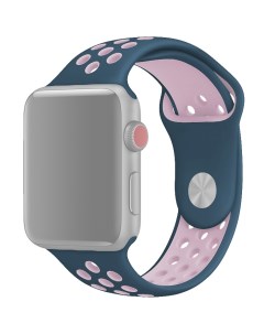 Ремешок APWTSIH42 09 для Apple Watch 1 6 SE 42 44 мм Синий Розовый Innozone