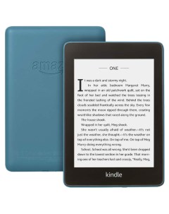 Электронная книга Kindle PaperWhite 2018 8Gb SO Twilight Blue с обложкой Green Amazon