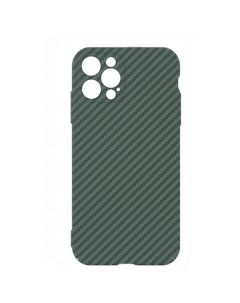 Чехол Iphone 12 Pro Max Carbon Matte зеленый Luxó