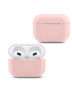 Чехол Airpods 3 Silicone pink Nobrand