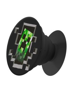 Пластмассовый держатель для телефона Попсокет Minecraft Крипер Krutoff