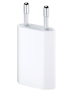 Сетевое зарядное устройство USB Power Adapter 1xUSB 1 A MD813ZM A white Apple