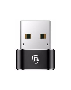 Переходник USB C USB Adapter CAAOTG 01 Black Baseus
