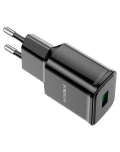 Сетевое зарядное устройство BA59A 1USB 3 0A QC3 0 Micro USB Black Borofone