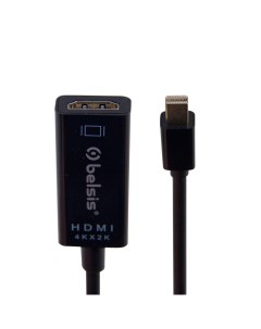 Кабель Адаптер Mini DisplayPort 1 3v к HDMI Длина кабеля 0 2 метра 4K 2K BW8801 Belsis