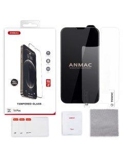 Защитное стекло для Iphone 14 Plus Full Cover Черное Пленка Назад Anmac