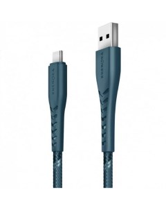 Кабель USB Type C USB NyloFlex USB A to USB C Cable 1 5 м Blue 1 5 м синий Energea