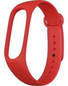 Ремешок силиконовый для Xiaomi Mi Band 5 Красный Gsmin