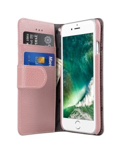 Чехол Wallet Book Type для Apple iPhone 7 8 Pink Melkco