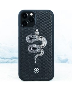 Чехол iPhone 14 Pro Premium Metal Snake Python HM Premium Euphoria