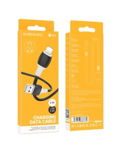 Дата кабель BX84 USB To Lightning 2 4A 1м черный Borofone