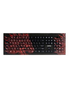 Проводная клавиатура 223 Black Red SBK 223U D FC Smartbuy