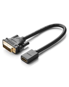 Адаптер DVI HDMI вилка розетка 0 22м 20118_ Ugreen