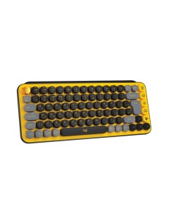 Беспроводная клавиатура POP Keys Yellow Black 920 010716 Logitech
