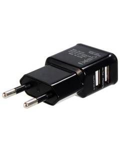Сетевое зарядное устройство PU 2402 2 USB 2 1 A black Orient