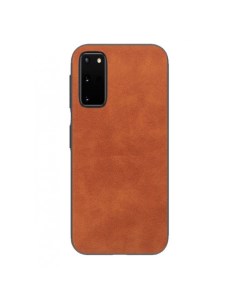 Чехол для Samsung S20 коричневый Creative case
