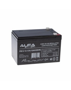 Аккумулятор для ИБП 12 А ч 12 В Alfa battery
