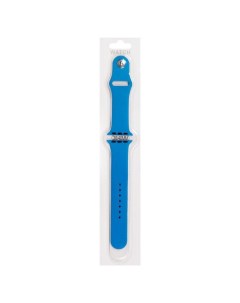Ремешок для Apple Watch 38 40мм синий на кнопке Rocknparts