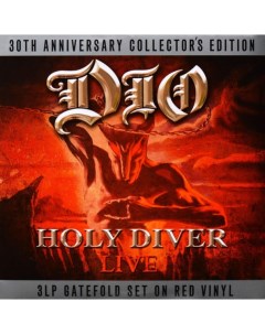 Dio Holy Diver Live Coloured Vinyl 3LP Vinyl vault