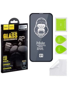 Защитное стекло iphone 13 Pro Max 6 7 2021 Full Screen G1 черное Hoco
