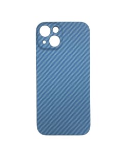 Чехол Iphone 13 Mini Carbon Matte голубой Luxó