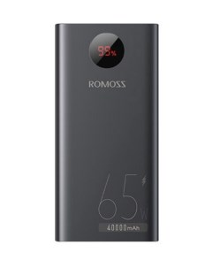 Внешний аккумулятор 40000 мА ч для мобильных устройств черный PEA40 282 Romoss