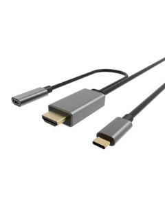 Переходник USB Type C HDMI M F 1 8м Black CU423MCPD 1 8M_217171 Telecom