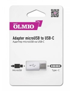 Адаптер microUSB на USB Type C Olmio