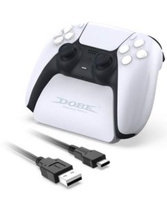 Подставка кабель для геймпада Display Stand Charging Kit для Playstation 5 Dobe
