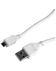 Кабель USB 2 0 Am micro B CCP mUSB2 AMBM W 1M 1 метр белый Cablexpert
