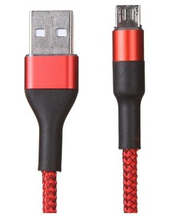 Кабель USB MicroUSB 2A 1 0m Red MGC025NRD Mediagadget