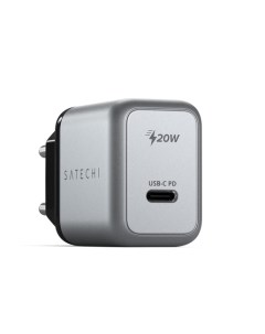 Сетевое зарядное устройство 20W USB C PD Wall Charger серый космос ST UC20WCM EU Satechi
