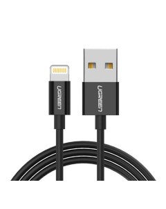 Кабель USB A to Lightning 1m US155 Black 80822 Ugreen