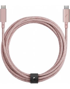 Кабель USB Type C USB Type C 100W 2 4 м розовый Native union