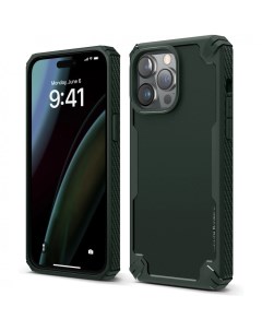 Чехол Armor silicone для iPhone 14 Pro Max Темно зеленый ES14AM67PRO DGR Elago