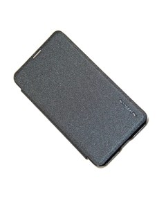 Чехол для Microsoft 430 Lumia Dual Sim флип боковой пластик кожзам Nillkin Sparkle серый Promise mobile