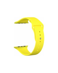 Ремешок силиконовый для Apple Watch 40мм желтый Nobrand