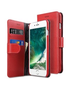 Чехол для Apple iPhone 7 Plus 8 Plus Wallet Book Type Red Melkco
