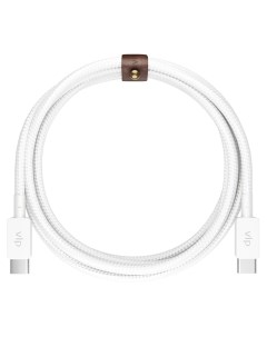 Кабель Nylon Cable USB Type C 2 м белый Vlp