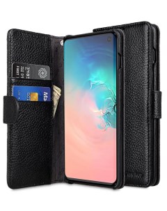 Чехол Wallet Book Type для Samsung Galaxy S10 Black Melkco